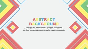 Abstract Colorful Background Design Template. Abstract Banner Wallpaper Illustration. Abstract Colorful Rainbow Background vector