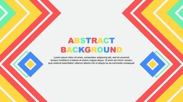 Abstract Background Design Template. Abstract Banner Wallpaper Illustration. Abstract Colorful Rainbow Design vector