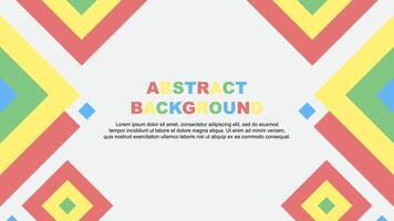 Abstract Colorful Background Design Template. Abstract Banner Wallpaper Illustration. Abstract Colorful Rainbow Template vector
