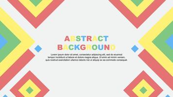 Abstract Colorful Background Design Template. Abstract Banner Wallpaper Illustration. Abstract Colorful Rainbow Template vector