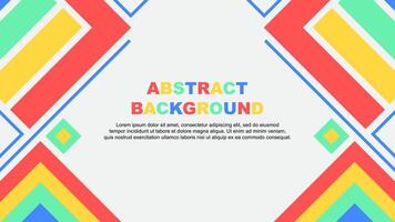 Abstract Background Design Template. Abstract Banner Wallpaper Illustration. Abstract Colorful Rainbow Flag vector