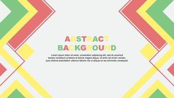 Abstract Colorful Background Design Template. Abstract Independence Day Banner Wallpaper Illustration. Abstract Colorful Banner vector