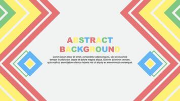 Abstract Colorful Background Design Template. Abstract Banner Wallpaper Illustration. Abstract Colorful Rainbow Design vector