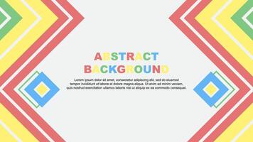 Abstract Colorful Background Design Template. Abstract Banner Wallpaper Illustration. Abstract Colorful Rainbow Design vector