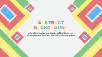 Abstract Colorful Background Design Template. Abstract Banner Wallpaper Illustration. Abstract Colorful Rainbow Cartoon vector