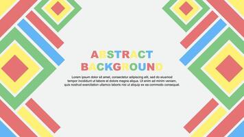 Abstract Colorful Background Design Template. Abstract Banner Wallpaper Illustration. Abstract Colorful Rainbow vector