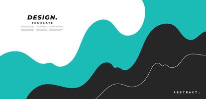 Fluid layer and lines background. Creative wavy backdrop copy space. For poster, banner, landing page, flyer, cover, catalog, or brochure. vector