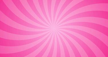 Simple Gradient Abstract Pink Radial Stripe Pattern In Blank Horizontal Plain Background vector