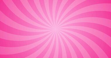 Simple Gradient Abstract Pink Radial Stripe Pattern In Blank Horizontal Plain Background vector