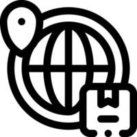 this icon or logo delivery icon or other where everything related to delivery a product and others or design application software vector