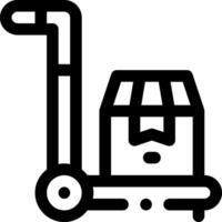 this icon or logo delivery icon or other where everything related to delivery a product and others or design application software vector