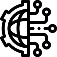 this icon or logo digital distruption icon or other where everything related to distruption and others or design application software vector