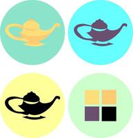 set of icons teapot for your design vector