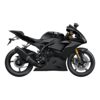 schwarz Motorrad auf transparent Hintergrund png