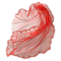 Beautiful Red Lace Veil isolated on transparent background png