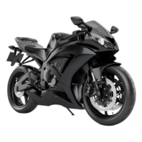 Black Motorbike on transparent background png