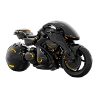 futurista moto aislado en transparente antecedentes png