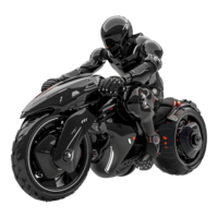 futurista moto aislado en transparente antecedentes png