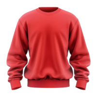 rojo camisa de entrenamiento aislado en transparente antecedentes png