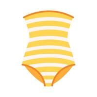 Cartoon isolated swimsuit vector