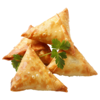 Tasty samosa isolated on transparent background png