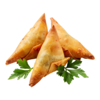 Tasty samosa isolated on transparent background png