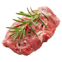 rå nötkött kött isolerat på transparent bakgrund png