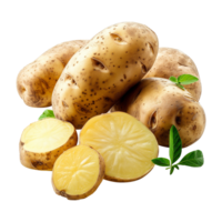 Potatos isolated on transparent background png
