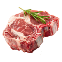 crudo carne de vaca carne aislado en transparente antecedentes png
