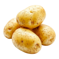 Potatos isolated on transparent background png