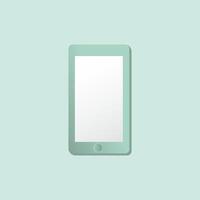 flat design style cellphone design illustration vector