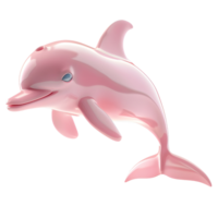 mignonne rose dauphin png