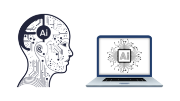 artificiell intelligens är intelligens demonstrerade förbi maskiner, artificiell intelligens system är driven förbi maskin inlärning, ai's hjärna, trådbunden hjärna illustration av artificiell intelligens png