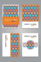 Abstract geometric pattern background with shape, line and texture for business brochure cover design. vector