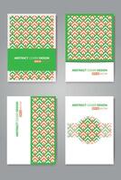 Abstract geometric pattern background with shape, line and texture for business brochure cover design. vector