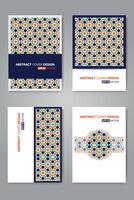 Abstract geometric pattern background with shape, line and texture for business brochure cover design. vector