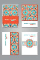 Abstract geometric pattern background with shape, line and texture for business brochure cover design. vector