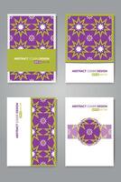 Abstract geometric pattern background with shape, line and texture for business brochure cover design. vector