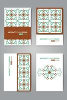 Abstract geometric pattern background with shape, line and texture for business brochure cover design. vector