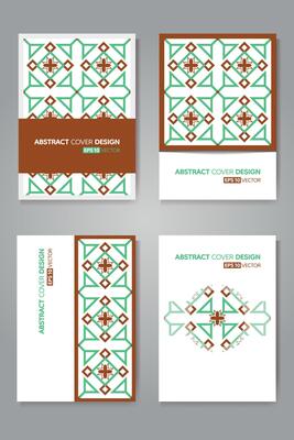 Abstract geometric pattern background with shape, line and texture for business brochure cover design.