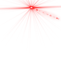 Red Optical Lens Flare Transparent Background png