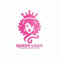 The Queen Logo Design vector