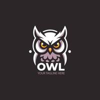 Awesome Owl Mascot Logo Design vector