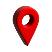 Location Pin 3D. GPS 3D Location pin transparent background png