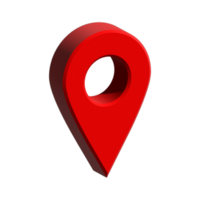 Location Pin 3D. GPS 3D Location pin transparent background png