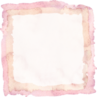 Watercolor abstract frame png