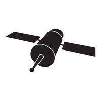 satellite icon design. communication technology sign and symbol. vector