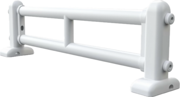 White Safety Rail for Child Protection. png