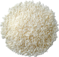 pila de sin cocer blanco arroz granos png