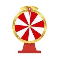 Spinning wheel games, fortune spinning wheel for online promotion events vector